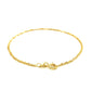 10k Yellow Gold Singapore Anklet 1.5mm