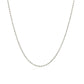 14k White Gold Diamond-Cut Bead Chain (1.10 mm)