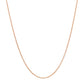 14k Rose Gold Oval Cable Link Chain (0.97 mm)