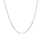 10k White Gold Adjustable Cable Chain (1.10 mm)