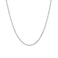 14k White Gold Singapore Chain 1.0mm