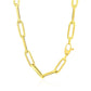 14K Yellow Gold Wide Paperclip Chain (6.10 mm)