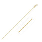 14k Yellow Gold Singapore Chain 0.8mm (0.81 mm)