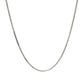 10k White Gold Gourmette Chain 1.0mm (1.00 mm)