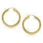 14k Yellow Gold Polished Hoop Earrings (5x40mm)
