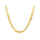 2.6mm 14k Yellow Gold Solid Curb Chain
