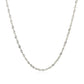 14k White Gold Singapore Chain (1.30 mm)