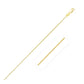 14k Yellow Gold Round Snake Chain 0.7mm