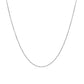 14k White Gold Cable Link Chain (0.50 mm)