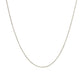 14k White Gold Diamond Cut Round Wheat Chain (0.60 mm)