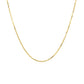 10k Yellow Gold Adjustable Cable Chain (1.10 mm)
