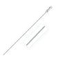 14k White Gold Gourmette Chain 1.0mm (1.00 mm)