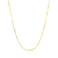 14k Yellow Gold Octagonal Shiny Snake Chain (0.85 mm)