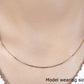 14k Yellow Gold Octagonal Shiny Snake Chain (0.85 mm)