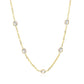 14k Yellow Gold CZ By the Yard Long Links