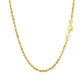 10k Yellow Gold Solid Diamond Cut Rope Chain (2.00 mm)