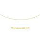 14k Yellow Gold Pendant Chain with Textured Links (2.50 mm)