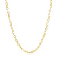 14k Yellow Gold Pendant Chain with Textured Links (2.50 mm)