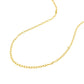 14k Yellow Gold Pendant Chain with Textured Links (2.50 mm)