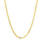 18k Yellow Gold Diamond Cut Cable Link Chain (2.60 mm)