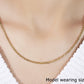 18k Yellow Gold Diamond Cut Cable Link Chain (2.60 mm)