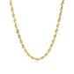 10k Yellow Gold Solid Diamond Cut Rope Chain (3.00 mm)