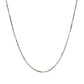 14k White Gold Adjustable Snake Chain (0.80 mm)