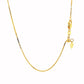 14k Yellow Gold Adjustable Box Chain (0.85 mm)