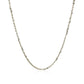 Rhodium Plated Sterling Silver Sparkle Style Chain (1.60 mm)