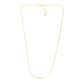 14k Yellow Gold Adjustable Rope Chain (0.95 mm)