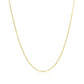 14k Yellow Gold Diamond Cut Cable Link Chain 1.1mm
