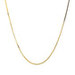 14k Yellow Gold Classic Box Chain (0.75 mm)