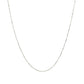 10k White Gold Classic Box Chain 0.45mm