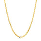 14k Yellow Gold Diamond Cut Cable Link Chain (2.60 mm)