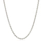 14k White Gold Forsantina Lite Cable Link Chain (2.30 mm)