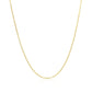 10k Yellow Gold Diamond Cut Cable Link Chain 1.1mm