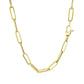 10K Yellow Gold Lite Paperclip Chain (4.20 mm)