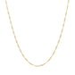 14k Yellow Gold Singapore Chain 0.6mm (0.60 mm)