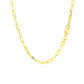 18K Yellow Gold Paperclip Chain (2.50 mm)