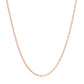18k Rose Gold Round Oval Link Chain (1.50 mm)