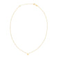 14K Yellow Gold Pisces Necklace
