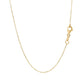14k Yellow Gold Necklace with Interlocking Petite Rectangles