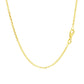 14k Yellow Gold Adjustable Cable Chain (1.50 mm)