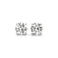 4 cttw Certified IGI Lab Grown Round Diamond Stud Earrings 14k White Gold(G/VS2)