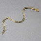 14K Yellow Gold Bold Paperclip Chain Bracelet