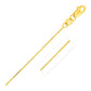 14k Yellow Gold Cable Link Chain (0.50 mm)