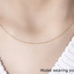 14k Yellow Gold Cable Link Chain (0.50 mm)