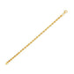 Silk Rope Chain Bracelet in 14k Yellow Gold (4.3 mm)