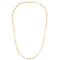 14k Yellow Gold Necklace with Polished Circles