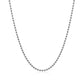 14k White Gold Bead Chain 1.5mm (1.50 mm)